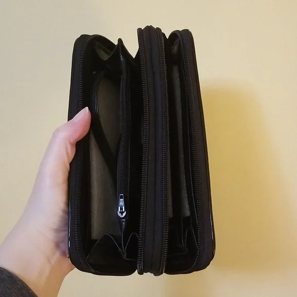 Zebra print sequin covered wallet NWT - Picture 2 of 4